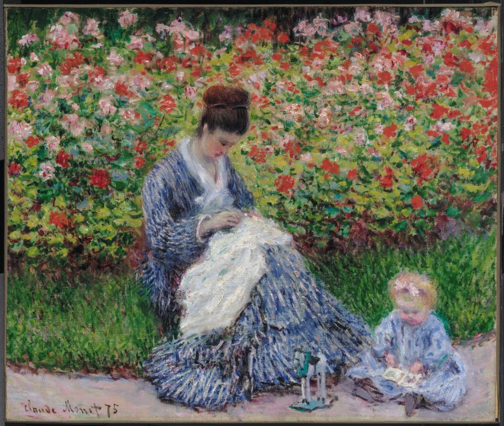 A Claude Monet painting of Camille (Doncieux) Monet  